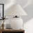 15.75in 1 - Light Porcelain Birdsboro With Fabric Lamp Shade