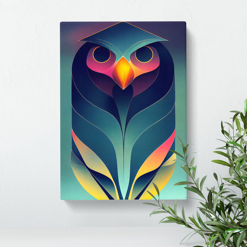 Futuristic Bird - Wrapped Canvas, 50cm H x 35cm W x 3cm D