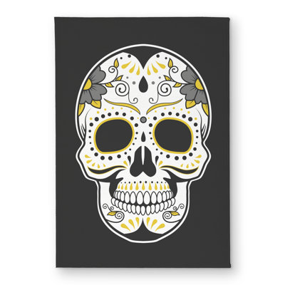 Mexican Sugar Skull Art Door Mat - Indoor Outdoor Home Decor
