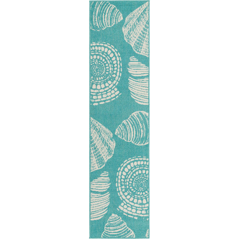 Geo Indoor / Outdoor Rug, Runner 2' x 8'