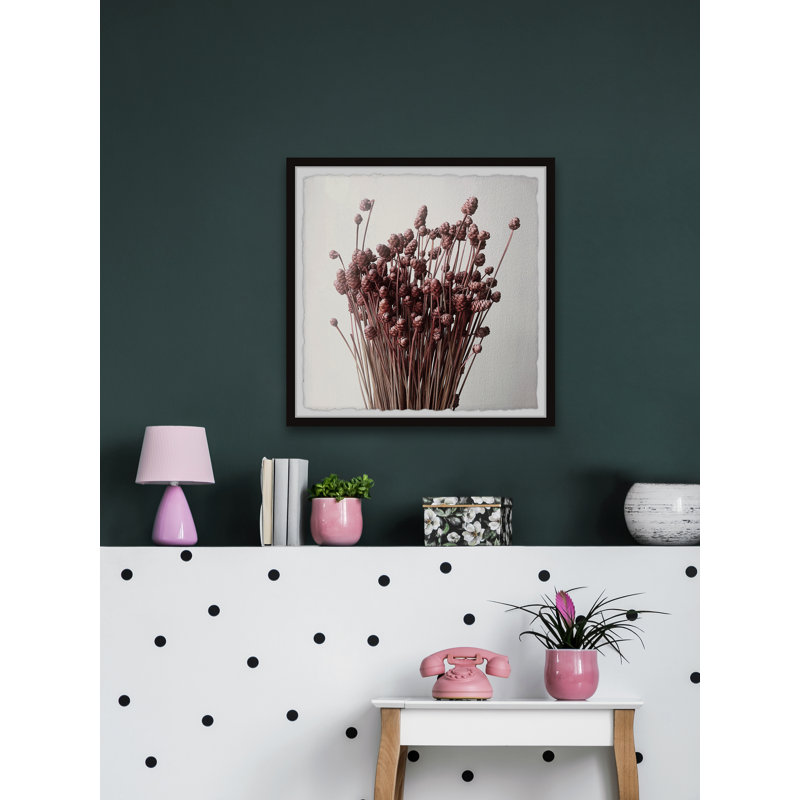 Floral Arrangement - Single Picture Frame Painting, 41 cm H x 41 cm W