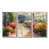 Toile naturelle avec cadre flottant