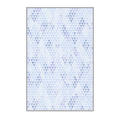 High-Quality 3D Printed Area Rug (2.6 x 4. ft), 1% Polyester, .3 in Pile Height | Antibacterial, Non-Slip PVC Felt Dot Underside | Machine Washable, Elegant Design for Living Room, Bedroom & Office