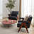 Faux Leather Armchair-951733039
