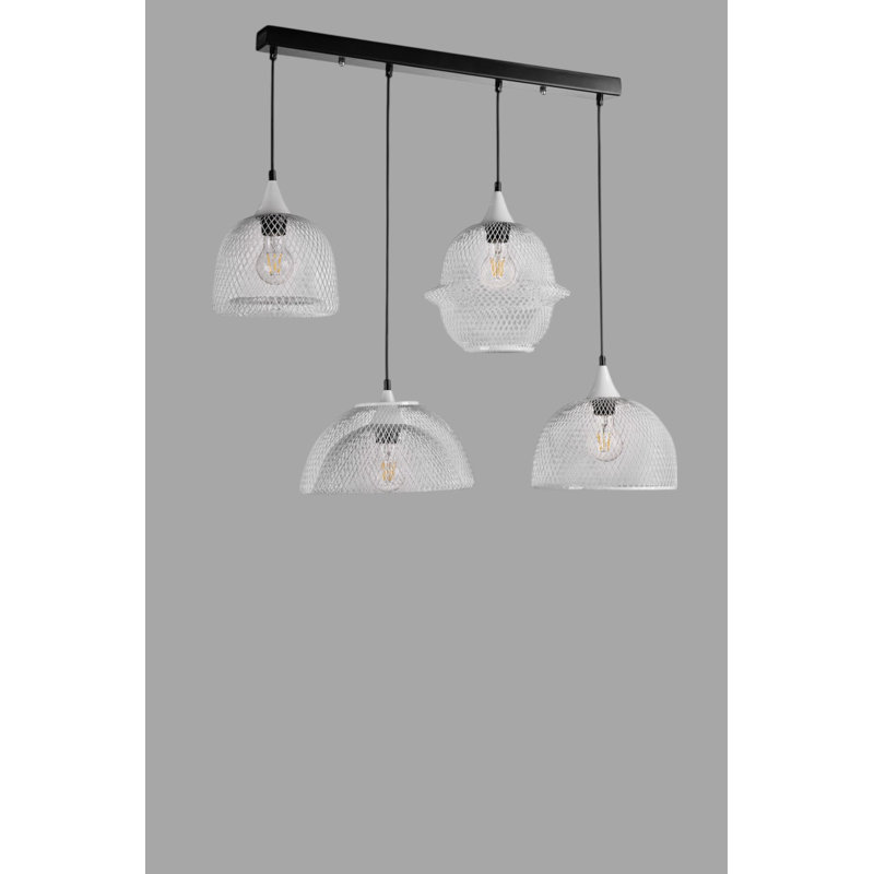 Chandelier, White/Black