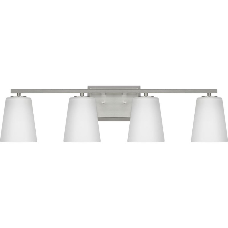 Rozena 4 - Light Dimmable Vanity Light, Brushed Nickel, White
