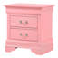 Table de chevet rose, charmant