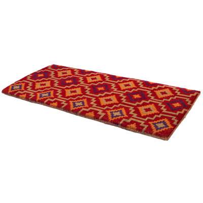 Whitleigh Extra Thick Outdoor Doormat Handwoven Durable Natural Coir Entryway Front Door Porch Patio
