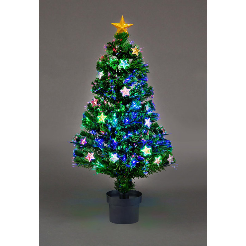 Lighted Artificial Christmas Tree, 2 ft.