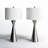 Warrnambool 28.25" H Metal Table Lamps with Crystal Accent and Linen Shades -882199694