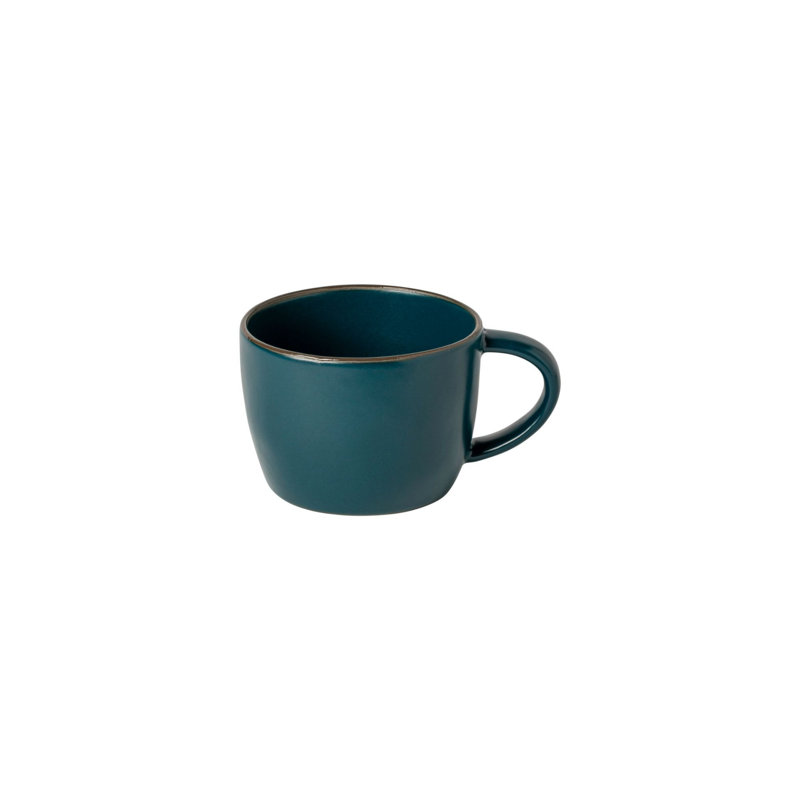Grande tasse à café empilée en grès biologique, Bleu