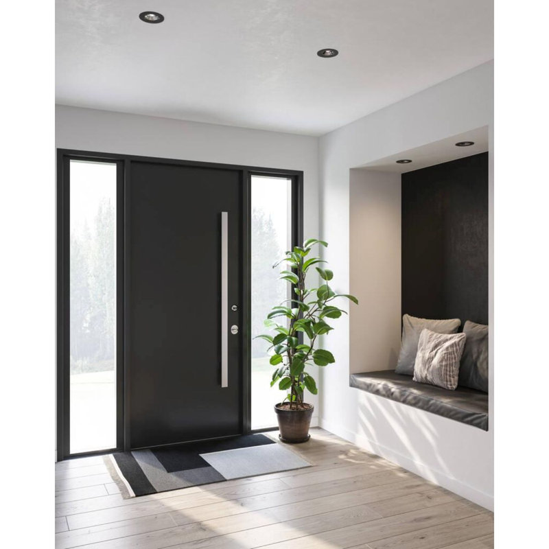 Caelin LED Flush Mount, Black