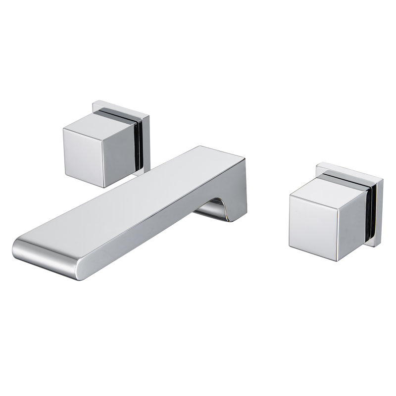 Widespread 2-handle Bathroom Faucet, Chrome
