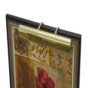 Applique pour tableau 3 lumières Traditional, Laiton poli, H 2,25 po x l 24 po x P 7 po