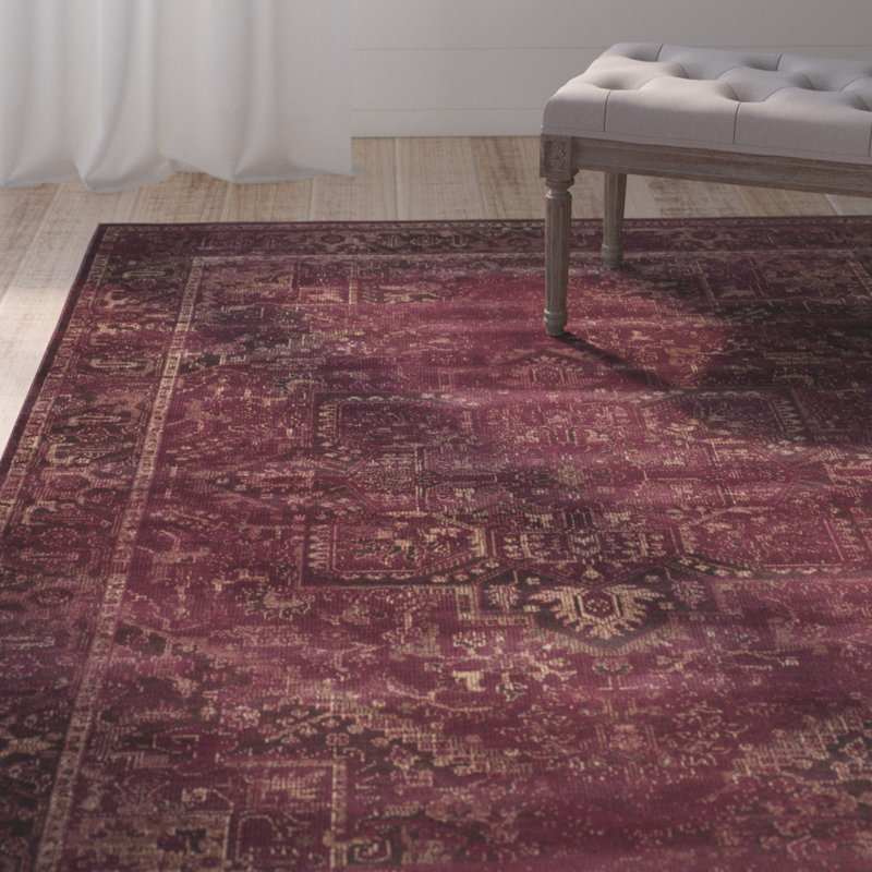 Batchtown Oriental Area Rug, Rectangle 201 x 279 cm