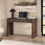 Bureau rectangulaire cannelé en chêne brun de 47,5 po de large Palmera-1676481389