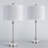  28.5" Modern Transitional Marble Table Lamp with USB & Type-C Ports Tall Dining Lamp for Bedroom Living Room-1742909655