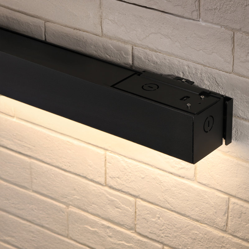 Ensemble de fixation murale pour lumières linéaires à DEL, support en acier Spcc pour installation simple