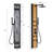 3-way Diverter Shower Tower Panel System With Rainfall Shower Head And Handheld Shower Head in Black and Bamboo-91485641
