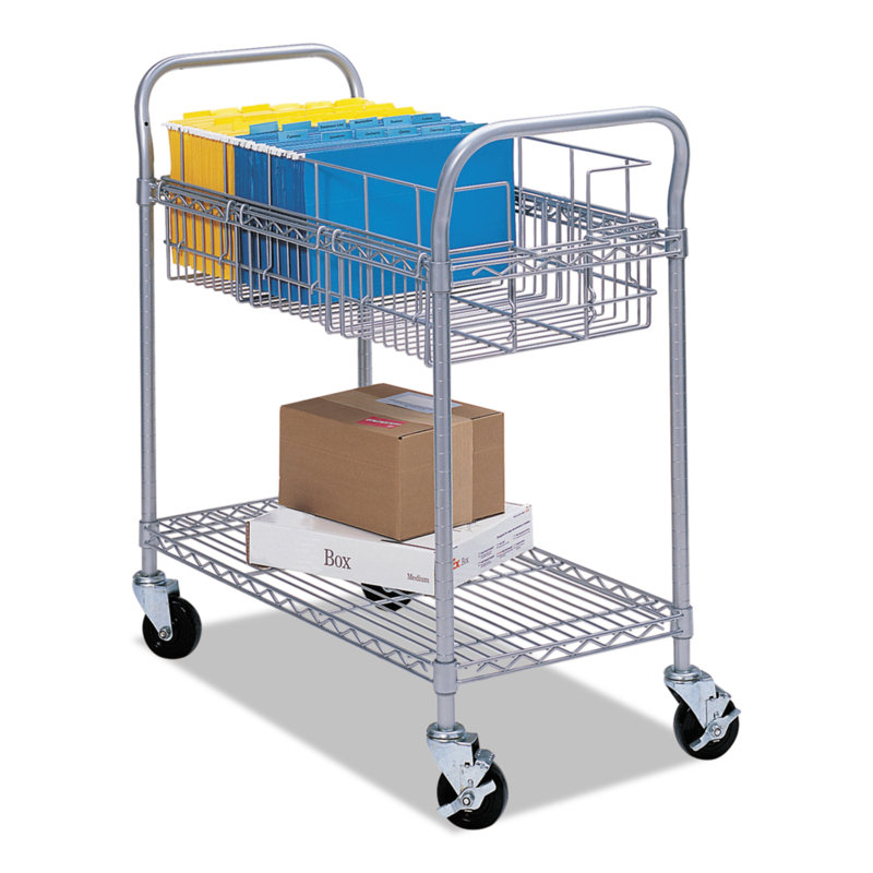 Wire File Cart