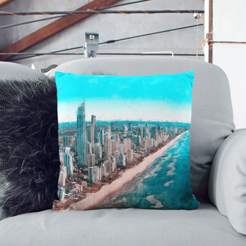 Square Cushion, 55cm H x 55cm W x 20cm D