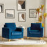 Gillette Upholstered Tufted Velvet Club Chair