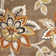Tapis taupe à motif floral Mountview