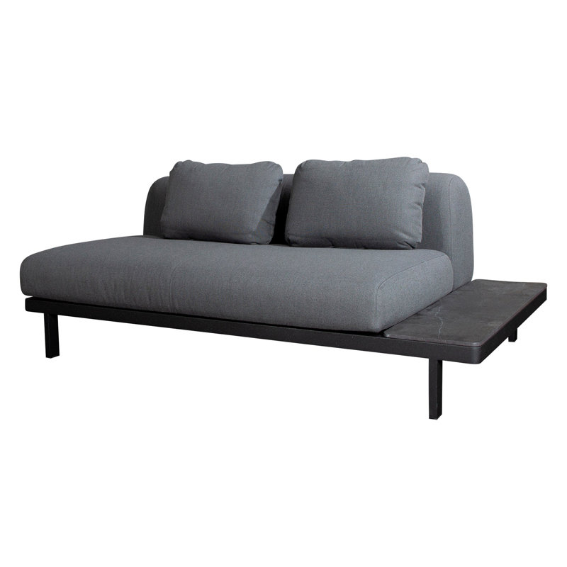Space 2-Seater Module Sofa - Gray/Gray/Fossil Gray, Gray/Dark Gray