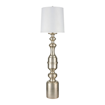 Cabello 78'' High 1-Light Floor Lamp - Antique Silver