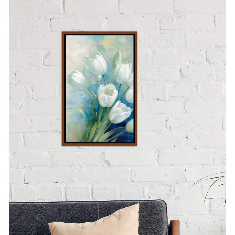 "holland spring i" par rogier daniels-reproduction d’art, H 26 po x l 18 po x P 1,5 po, Toile blanche encadrée