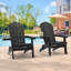 Chaise Adirondack pliante en plastique Shubhika-845593960