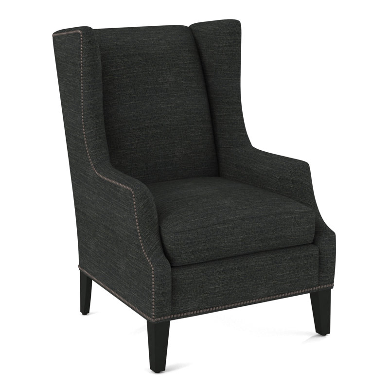 Wingback Chair, Black, 61353-71