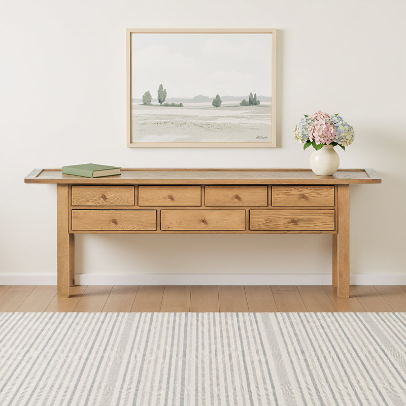 Edgerton Console Table-Natural Light Oak