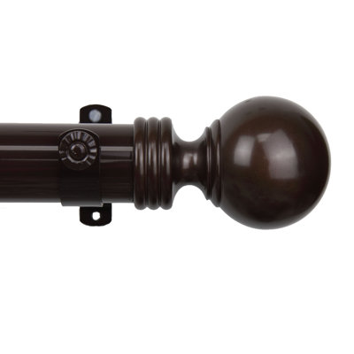 Tringle à rideaux simple de longueur réglable de 1,5 po Sphere