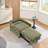 Upholstered Small Sofa Bed Lazy Sofa With Pillow-1821778502