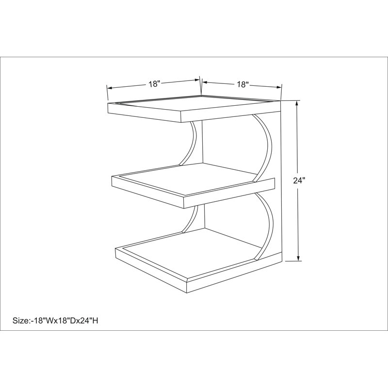 Gianlucca Solid Wood End Table