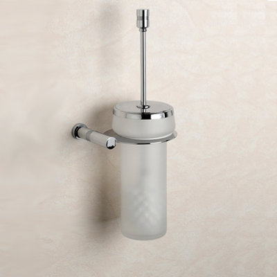 Windisch By Nameeks Cylinder Glass Toilet Brush And Holder