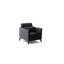 Fauteuil capitonné en velours l 30,71 po-1623365400