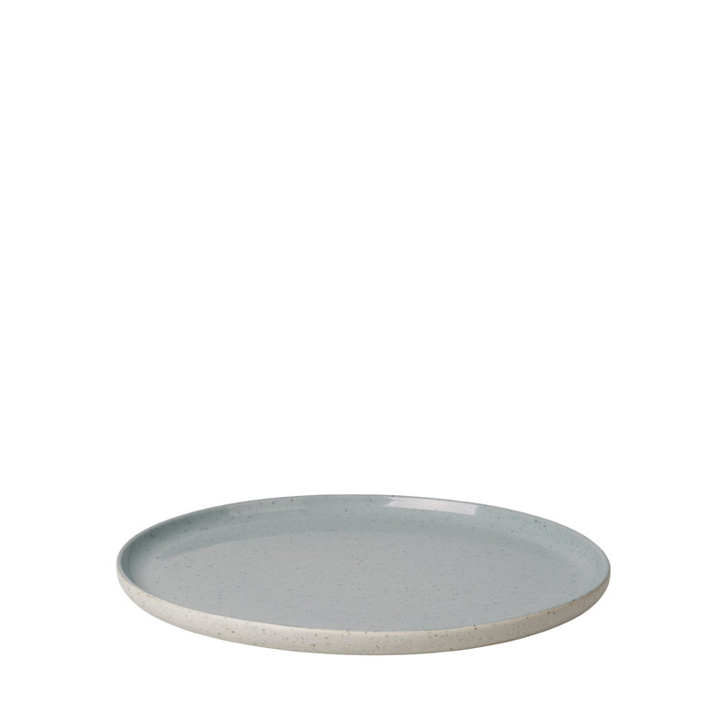 Sablo 8.3" Stone Blue Ceramic Dessert Plate