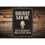 Plaque en aluminium Bigfoot Saw Me-58278737