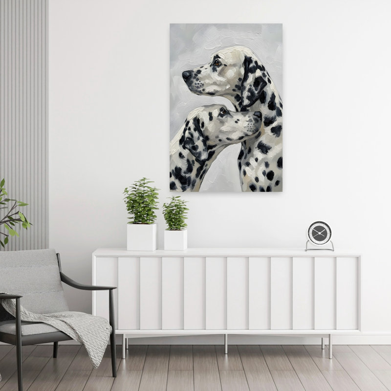 Art dalmatien moderne, H 36 po x l 24 po