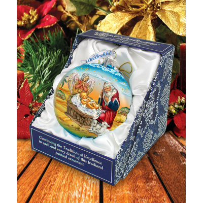 Holiday Splendor 5.5 " Handmade Glass