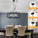 7 - Light 21.3" Wide Geometric Candle-Style Square / Rectangle Lantern Chandelier