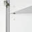 White Triangle Bathroom Storage Cabinet with Adjustable Shelves for Home and Kitchen-1445081497