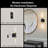 Battery Operated Wall Sconce Set of 2, 12000mAh Rechargeable Wall Lights with Remote Control, Wireless Dimmable Wall Lamps for Bedroom Living Room Bathroom Hallway Stairwell, Black & Gold-1056262686