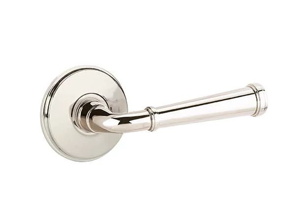 Privacy Door Lever, Left, Polished Nickel