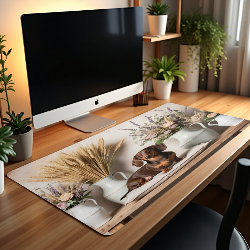 Polyester Desk Pad, 14.4x12.1