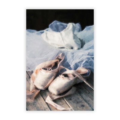 The Dress & Slippers Of A Ballerina - No Frame Print