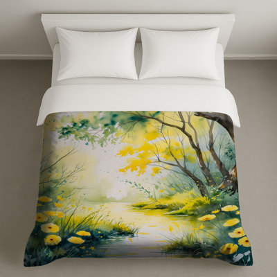 Housses de couette Springtime Forest Stream