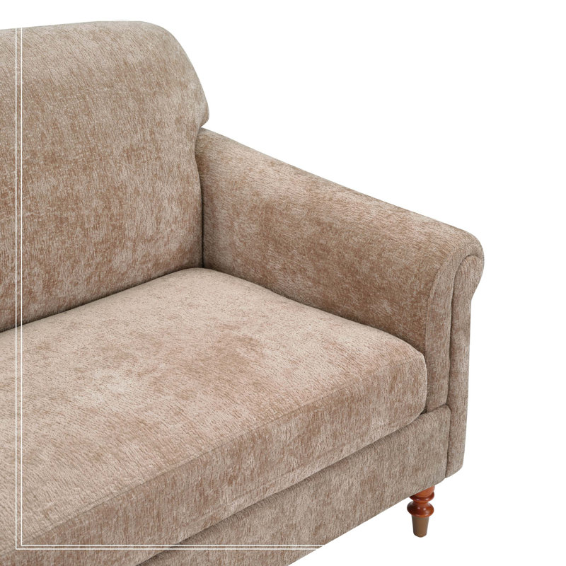 Causeuse 2 places Modern, Oatmeal